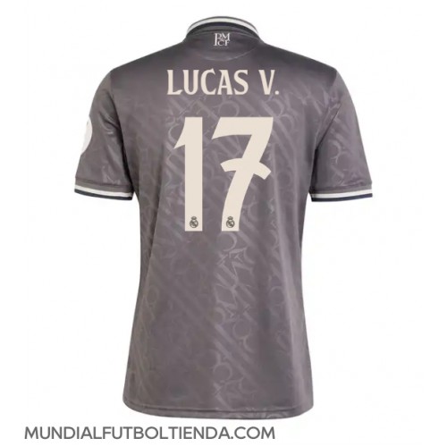 Camiseta Real Madrid Lucas Vazquez #17 Tercera Equipación Replica 2024-25 mangas cortas